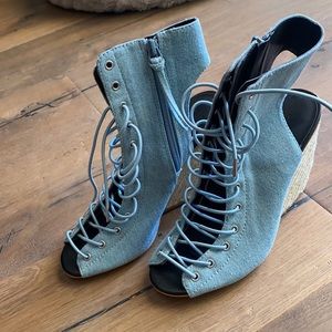 Rebecca Minkoff Blue Elle Lace-up Espadrille